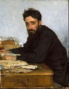 Ilya Repin Portrait of writer Vsevolod Mikhailovich Garshin oil painting reproduction